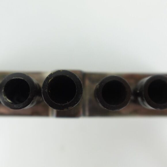 Zodax Heavy Metal Menorah Candle Holder Featuring Made in India - Picture 7 of 16